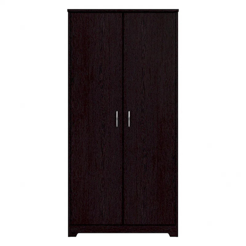 Armadietto alto a 2 ante con ripiani regolabili White / Ash Gray / Heather Gray / Modern Gray / Reclaimed Pine / Modern Walnut / Harvest Cherry / Espresso Oak per 1 persona