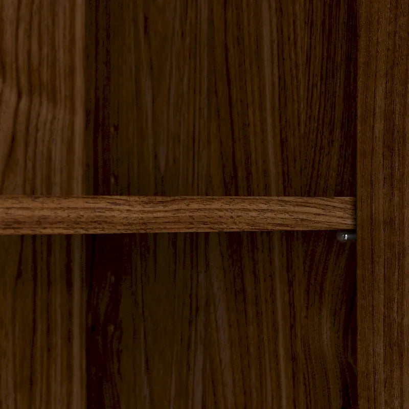 Armadietto alto a 2 ante con ripiani regolabili White / Ash Gray / Heather Gray / Modern Gray / Reclaimed Pine / Modern Walnut / Harvest Cherry / Espresso Oak per 1 persona