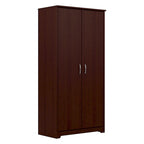 Armadietto alto a 2 ante con ripiani regolabili White / Ash Gray / Heather Gray / Modern Gray / Reclaimed Pine / Modern Walnut / Harvest Cherry / Espresso Oak per 1 persona