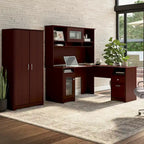 Armadietto alto a 2 ante con ripiani regolabili White / Ash Gray / Heather Gray / Modern Gray / Reclaimed Pine / Modern Walnut / Harvest Cherry / Espresso Oak per 1 persona