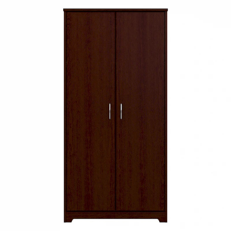 Armadietto alto a 2 ante con ripiani regolabili White / Ash Gray / Heather Gray / Modern Gray / Reclaimed Pine / Modern Walnut / Harvest Cherry / Espresso Oak per 1 persona