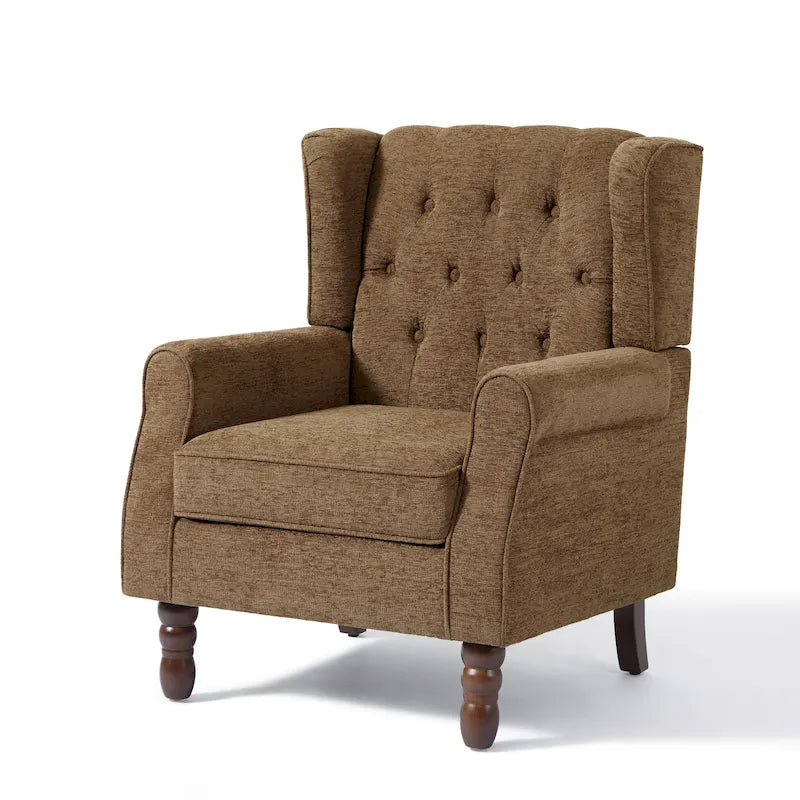 Poltrona a pozzetto in velluto trapuntato Beige / Grigio chiaro / Marrone / Verde / Nero Blu / Tortora / Marrone-Pelle / Nero-Pelle / Grigio per 1 persona