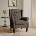 Poltrona a pozzetto in velluto trapuntato Beige / Grigio chiaro / Marrone / Verde / Nero Blu / Tortora / Marrone-Pelle / Nero-Pelle / Grigio per 1 persona