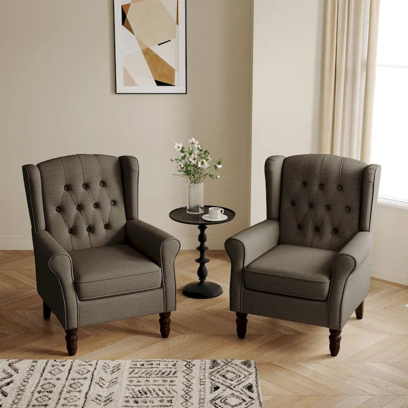 Poltrona a pozzetto in velluto trapuntato Beige / Grigio chiaro / Marrone / Verde / Nero Blu / Tortora / Marrone-Pelle / Nero-Pelle / Grigio per 1 persona