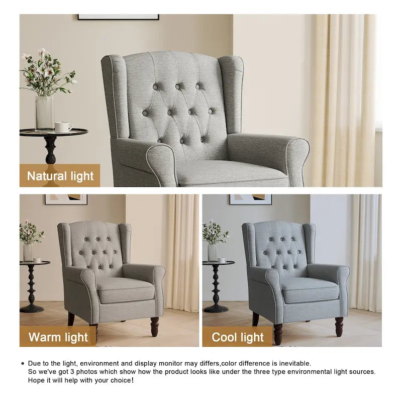 Poltrona a pozzetto in velluto trapuntato Beige / Grigio chiaro / Marrone / Verde / Nero Blu / Tortora / Marrone-Pelle / Nero-Pelle / Grigio per 1 persona