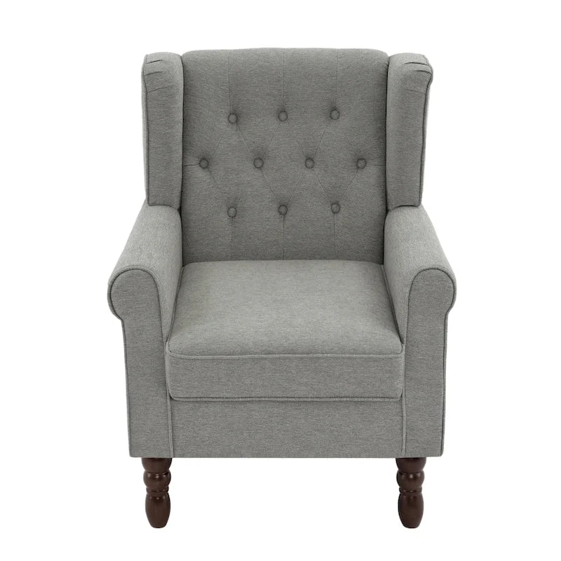 Poltrona a pozzetto in velluto trapuntato Beige / Grigio chiaro / Marrone / Verde / Nero Blu / Tortora / Marrone-Pelle / Nero-Pelle / Grigio per 1 persona