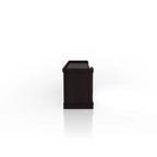 Mobile TV contemporaneo espresso con contenitore, adatto a TV fino a 68"