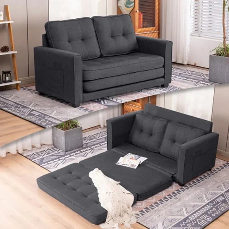Divano letto a due posti pieghevole, multicolore, per 1-2 persone
