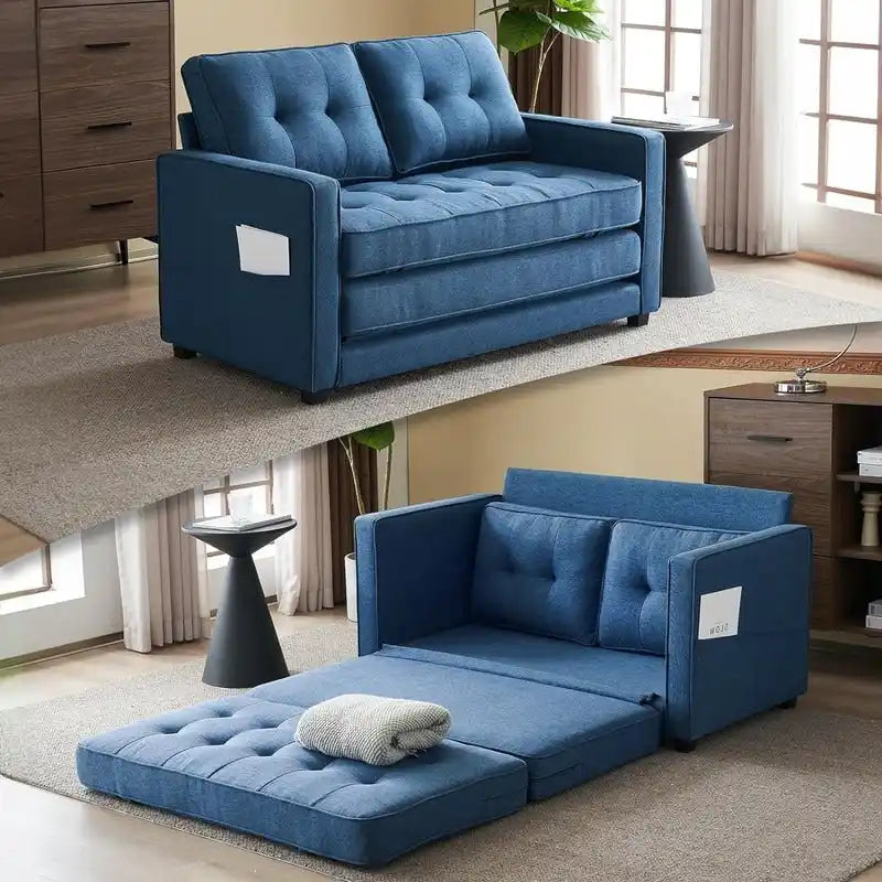 Divano letto a due posti pieghevole, multicolore, per 1-2 persone