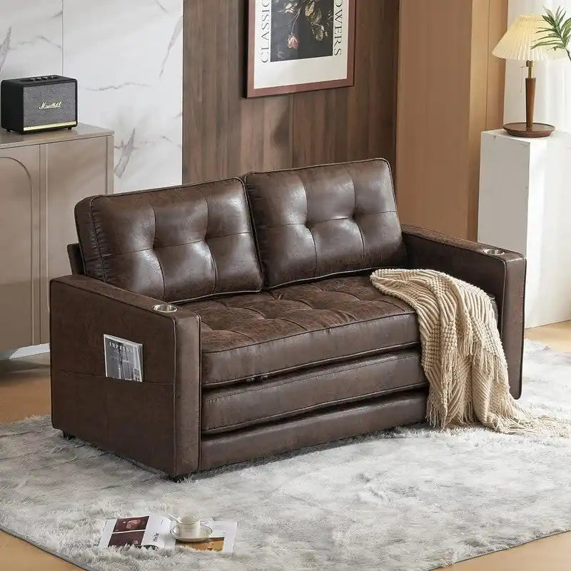 Divano letto a due posti pieghevole, multicolore, per 1-2 persone