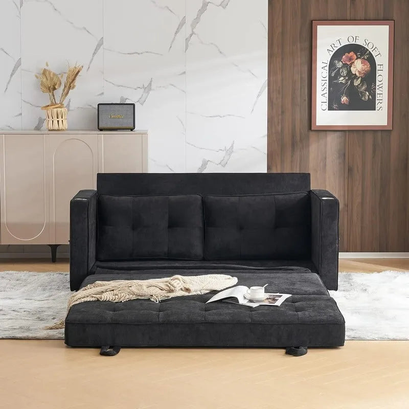 Divano letto a due posti pieghevole, multicolore, per 1-2 persone