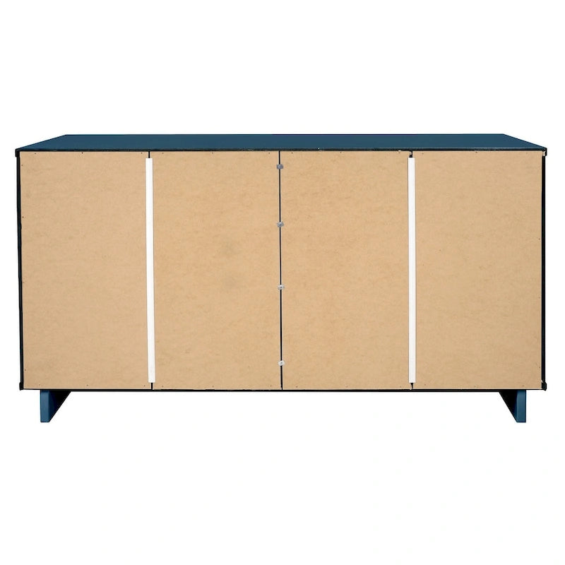 Comò moderno a 6 cassetti doppio largo per 1 persona Salvia / Grigio scuro / Grigio chiaro / Nero / Bianco / Blu notte