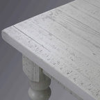 Tavolo da pranzo in pino massiccio stile rustico (farmhouse) per 6 persone: Driftwood / Legno di fienile / Grigio rustico / Bianco sporco rustico / Noce rustico