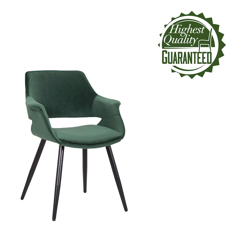 Sedia da pranzo in velluto mid-century per 1 persona, verde / rosa / champagne / grigio scuro