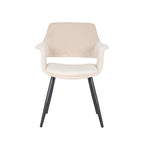 Sedia da pranzo in velluto mid-century per 1 persona, verde / rosa / champagne / grigio scuro