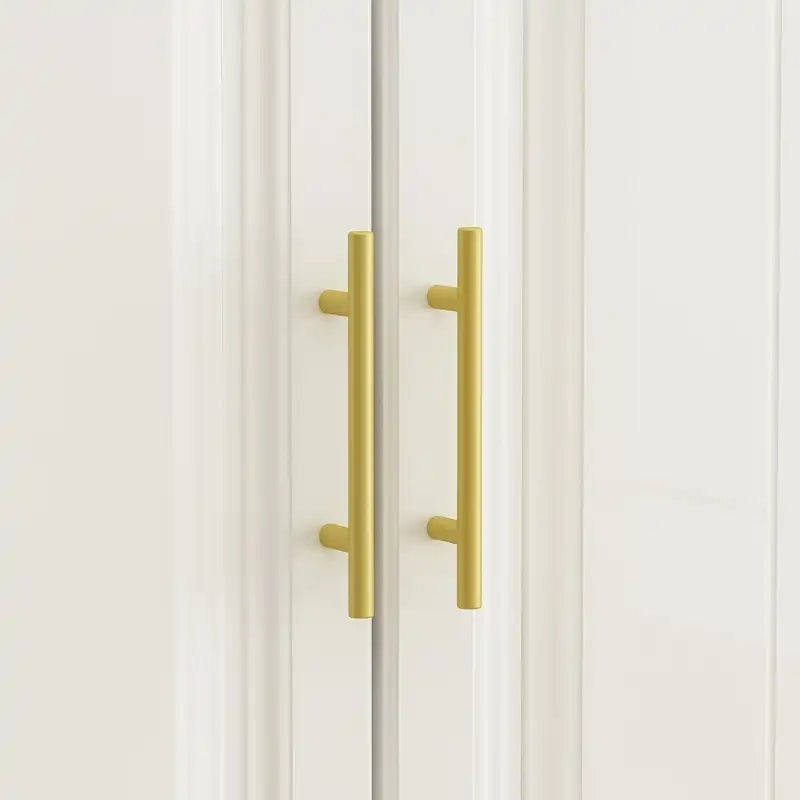 Armadio guardaroba bianco in legno composito con cassetti e asta appendiabiti, per 1 persona