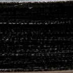 Tavolino Rotondo in Ferro Nero Invecchiato con Piano in Vetro Temperato e Ripiano Fisso per 1 Persona