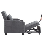 Divano Letto Convertibile 3 in 1 in Lino Grigio Verde / Grigio Blu / Grigio / Grigio / Nero per 1 Persona
